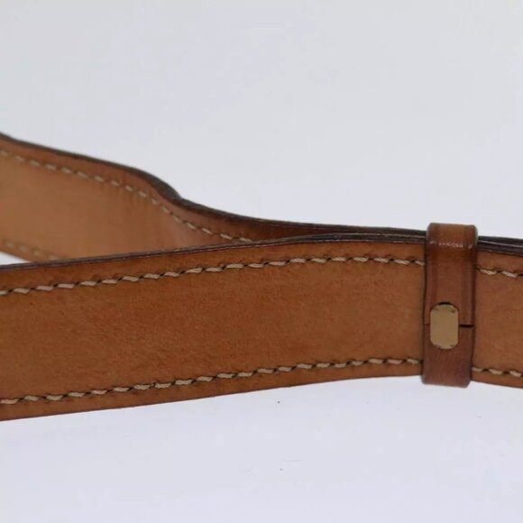 CELINE Macadam Canvas Shoulder Bag PVC Leather Brown Auth - Picture 6 of 16